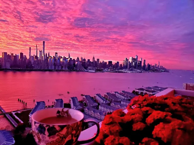 a view of a lake and a mountain