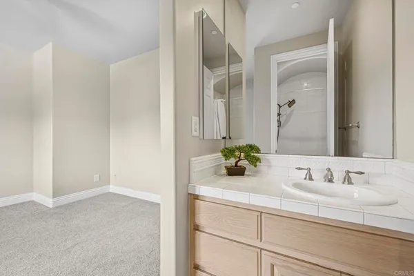 a view of a balcony with an ocean view