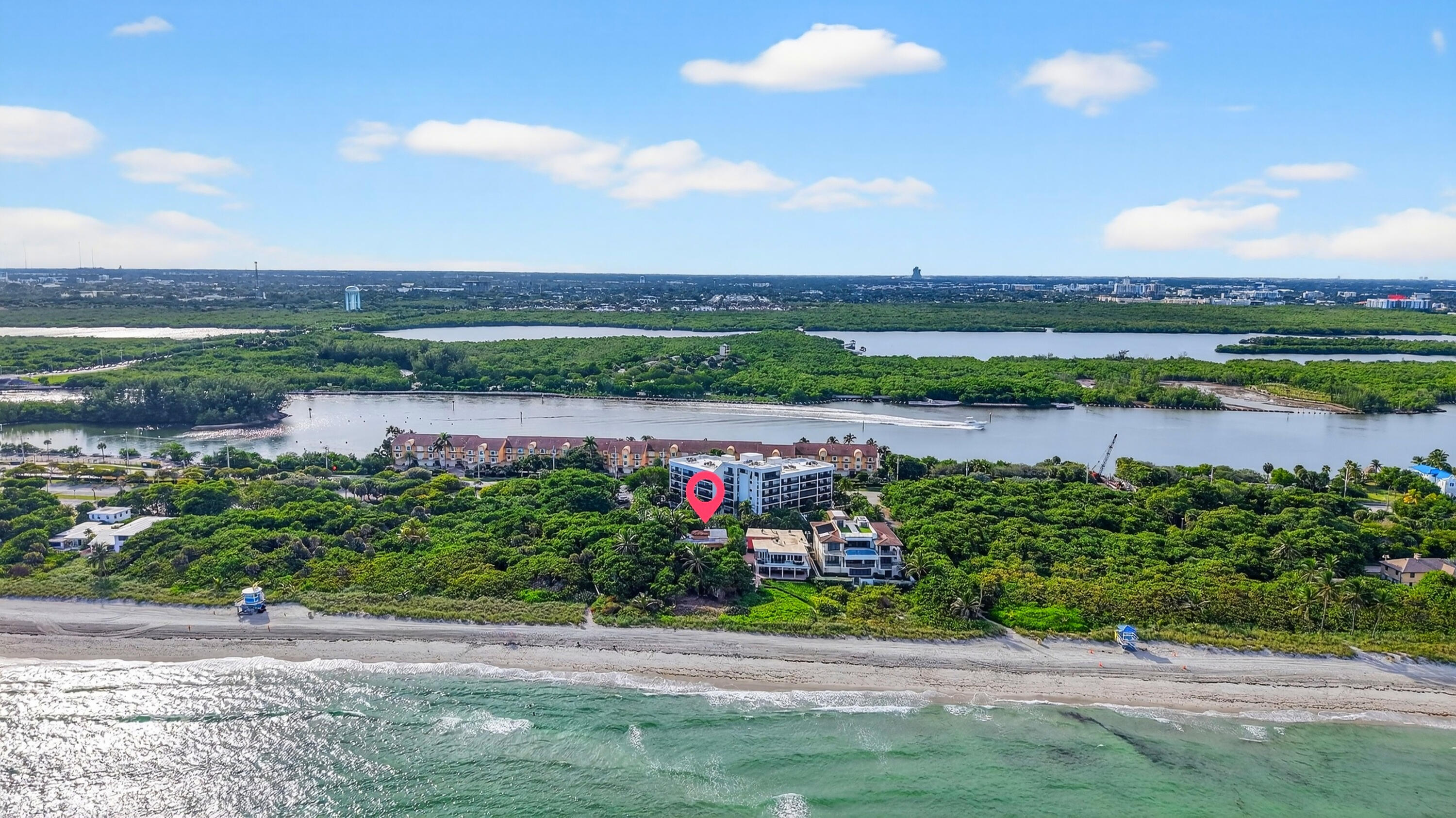 4200 North Surf Road Hollywood, FL 33019 - Photo 30 of 32 a view of a lake with houses in the back