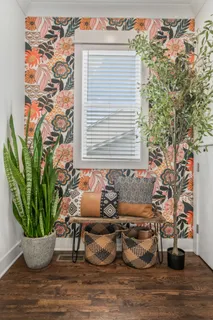 a view of a two chair in the patio