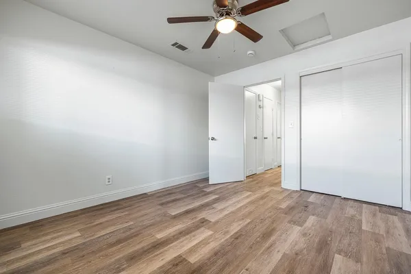 wooden floor in an empty room