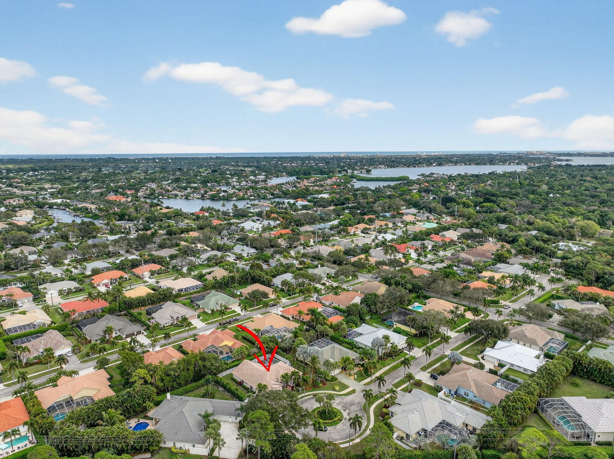 18981 Southeast Outrigger Lane Jupiter, FL 33458 - Photo 79 of 79 an aerial view of a city