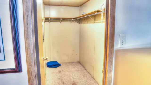 a view of city and green space