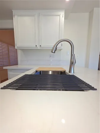 a close view of sink and tap