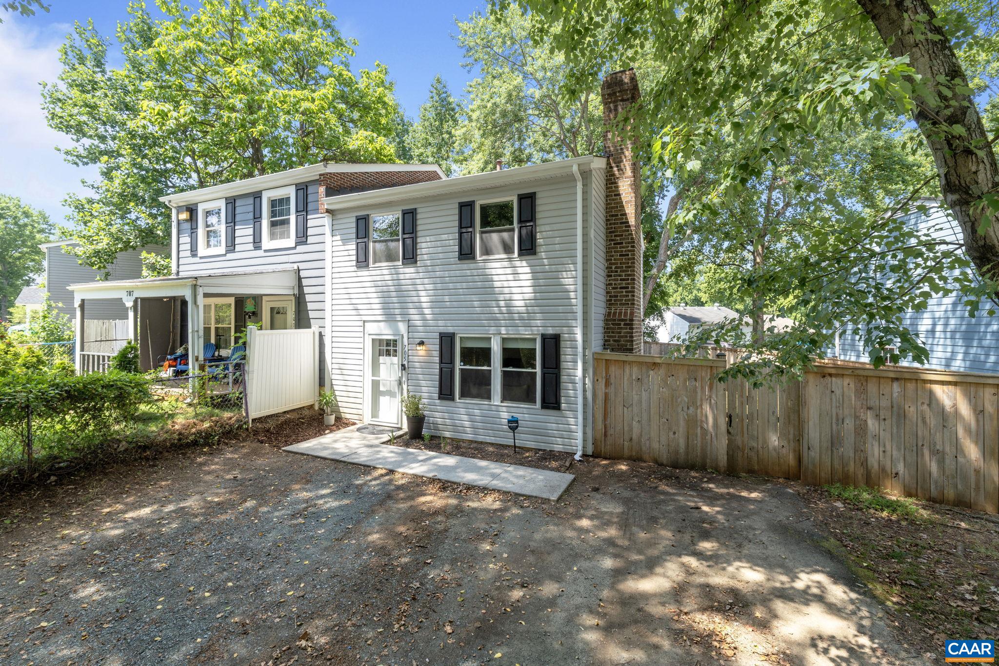705 Prospect Avenue Charlottesville, VA 22903 - Photo 36 of 38 a front view of a house with a garden