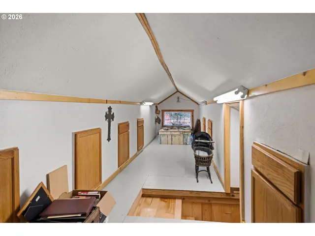 a view of a entryway with lots of stuff