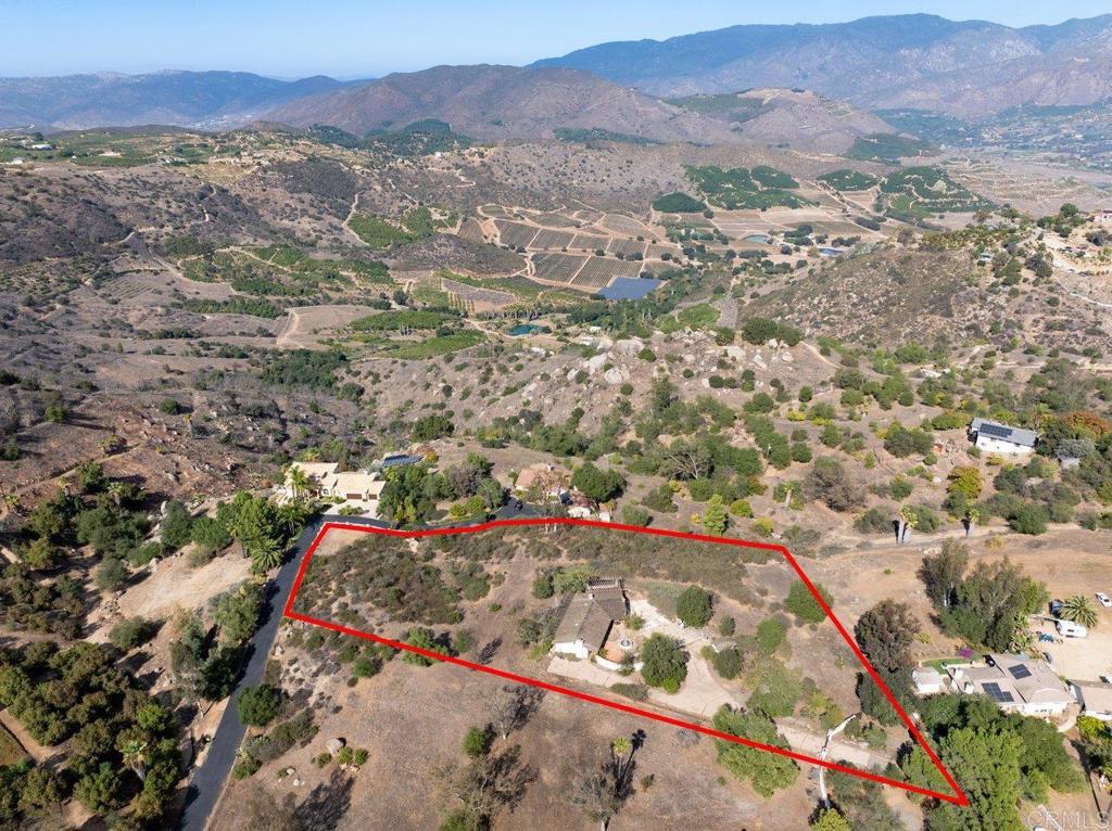 13606 McNally Road Valley Center, CA 92082 - Photo 3 of 9 an aerial view of mountain with an outdoor space