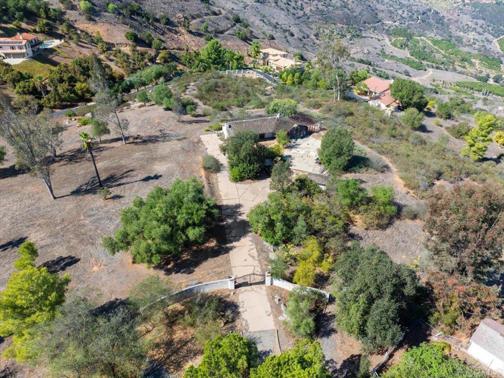 13606 McNally Road Valley Center, CA 92082 - Photo 8 of 9 an aerial view of residential house with outdoor space
