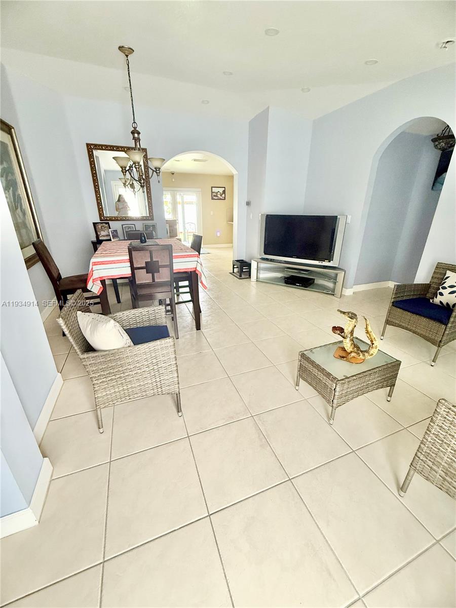 13267 Southwest 277th Terrace Homestead, FL 33032 - Photo 4 of 23 a living room with furniture and a flat screen tv