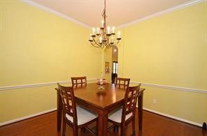 25411 Overbrook Terrace Lane Katy, TX 77494 - Photo 4 of 30 Formal dining room with chair rail for all those special dinners.