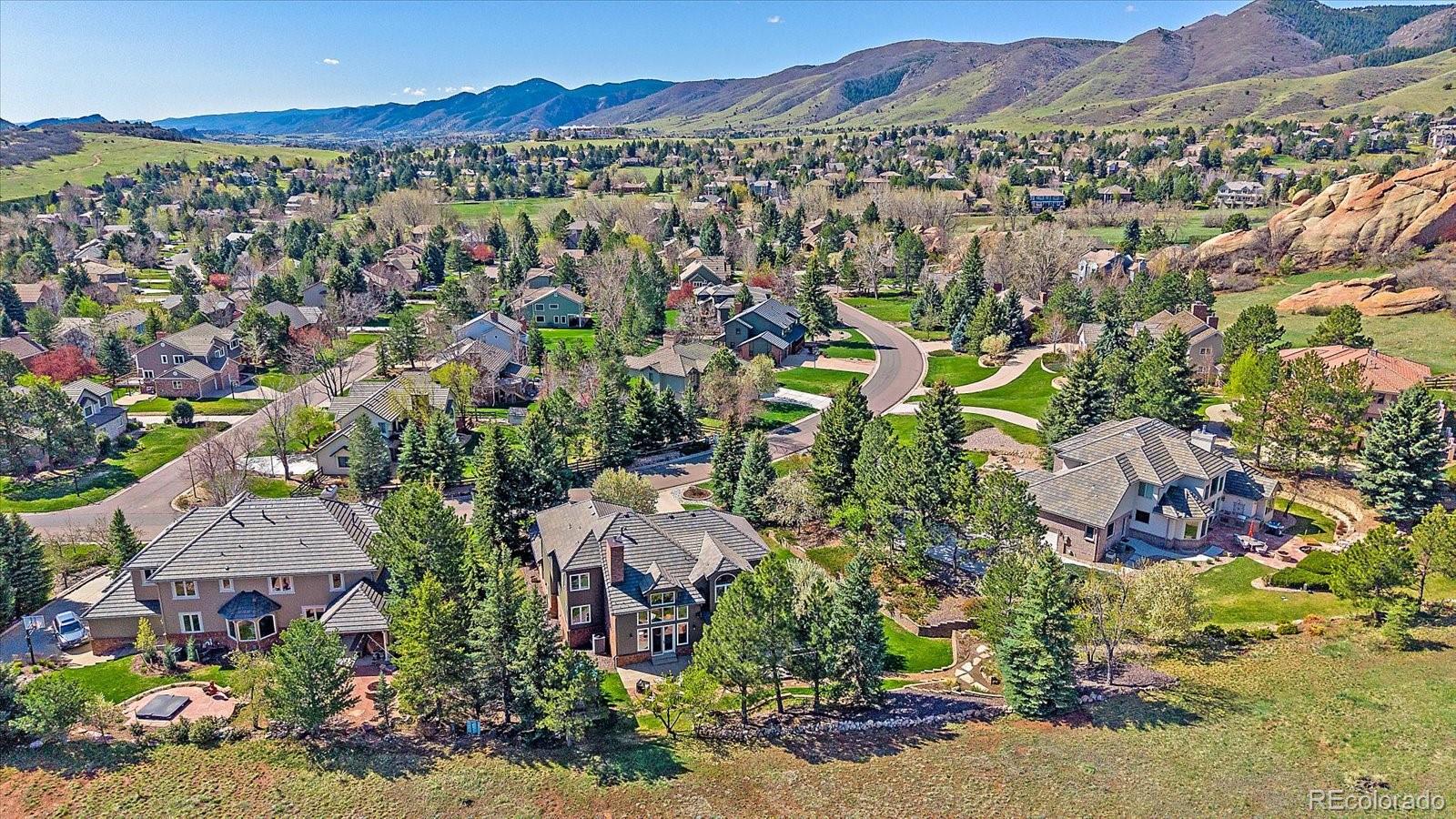 73 North Ranch Road Littleton, CO 80127 - Photo 40 of 49 an aerial view of multiple house