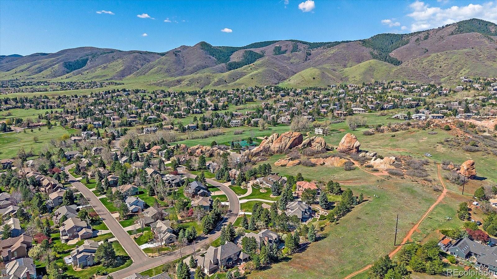 73 North Ranch Road Littleton, CO 80127 - Photo 41 of 49 a view of a city with a mountain