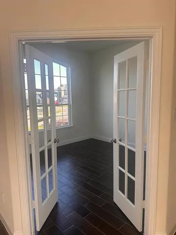 a bathroom with a close shower view