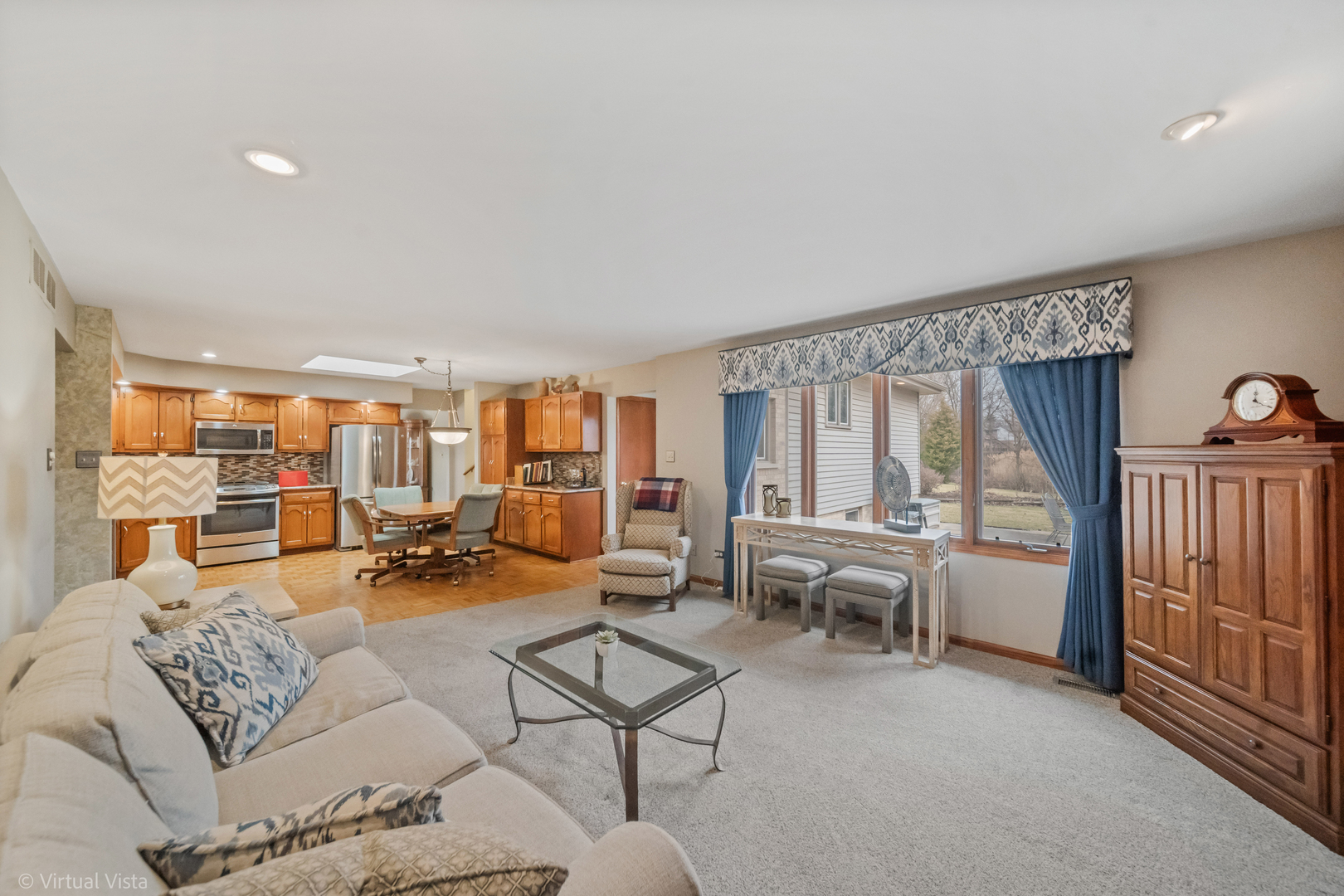 1262 Rutgers Drive Woodridge, IL 60517 - Photo 10 of 22 a living room with furniture and a large window