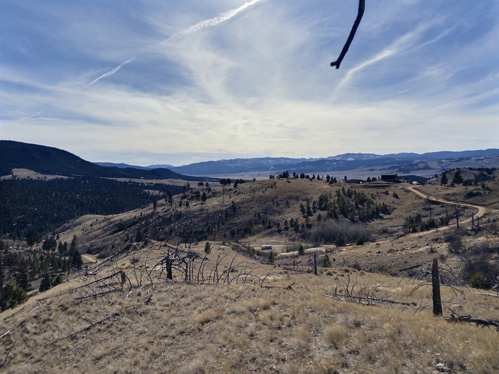View from biulding pad to the SW