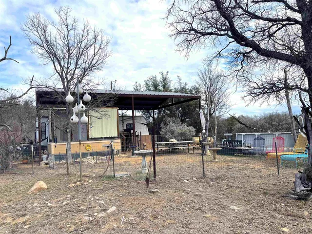 a view of outdoor space with seating area
