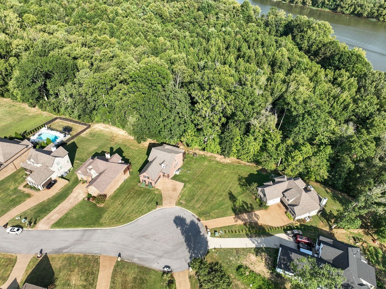 402 Zephyr Cove Lebanon, TN 37087 - Photo 20 of 27 an aerial view of a house with yard swimming pool and outdoor seating
