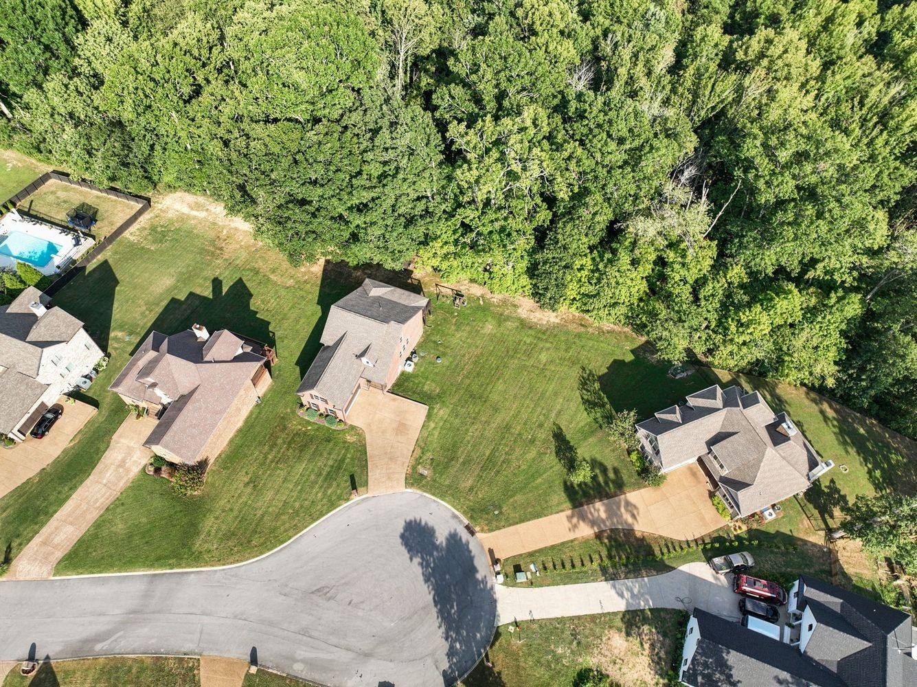 402 Zephyr Cove Lebanon, TN 37087 - Photo 21 of 27 an aerial view of a house with a yard and trees