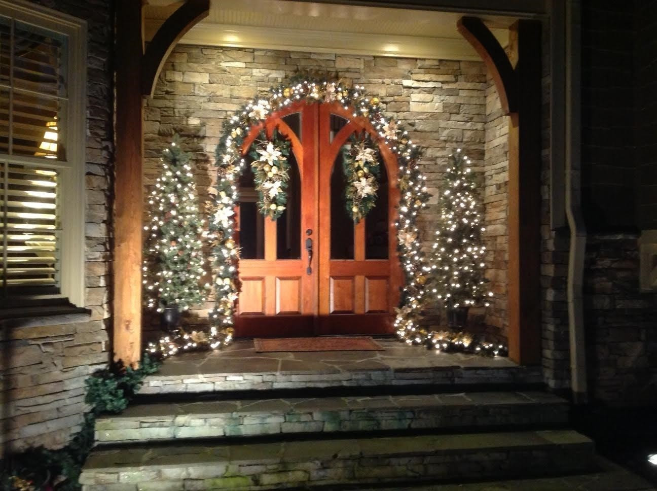 9712 Honeycutt Road Raleigh, NC 27614 - Photo 63 of 83 Holiday Front Door