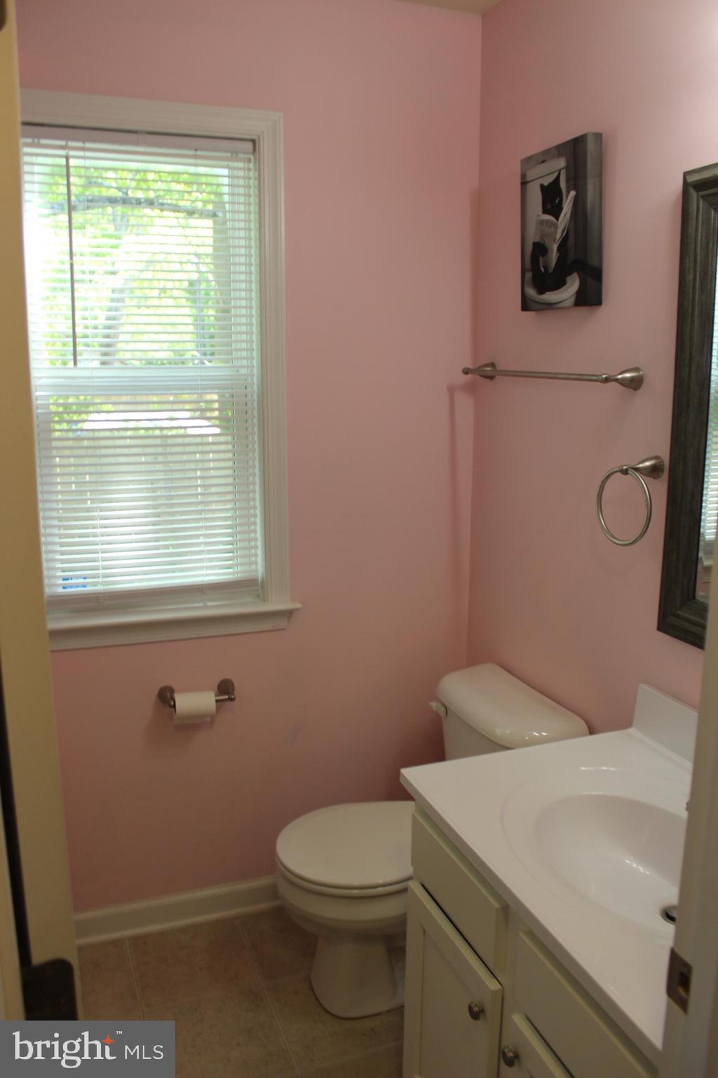 48 Rustic Lane Colonial Beach, VA 22443 - Photo 9 of 29 a bathroom with a toilet a sink and a window