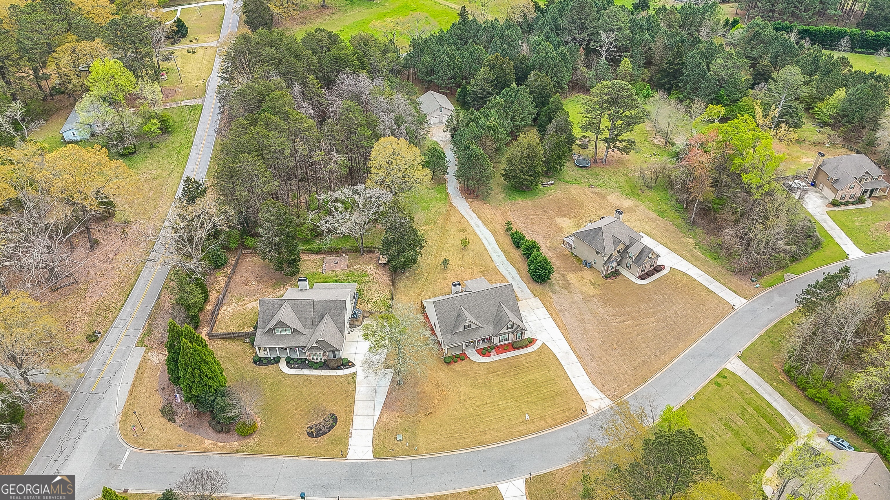 32 Austin Storey Circle Newnan, GA 30263 - Photo 81 of 84 an aerial view of a house with outdoor space