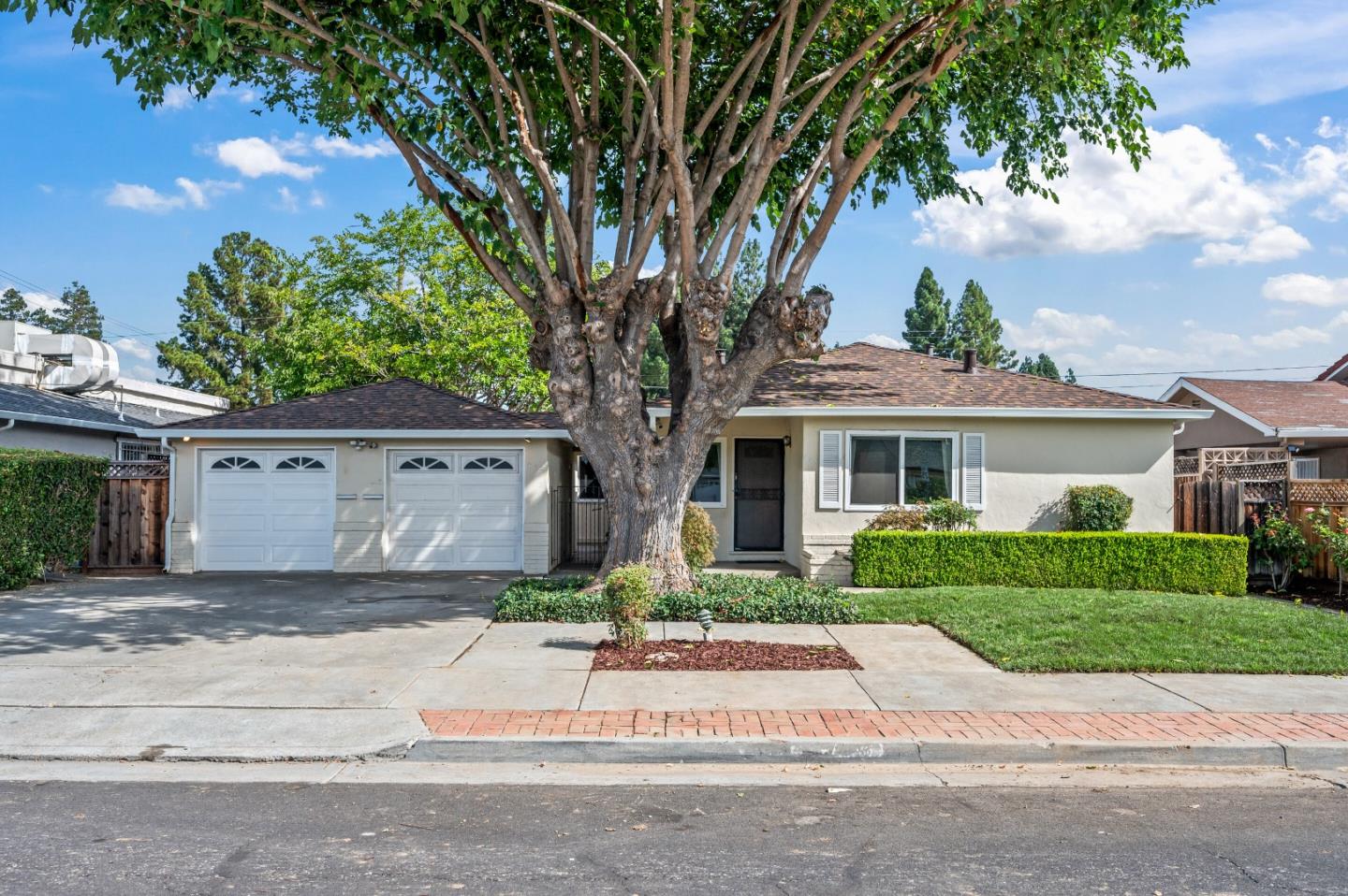 482 Nottingham Way Campbell, CA 95008 - Photo 1 of 1 a front view of house with yard and green space