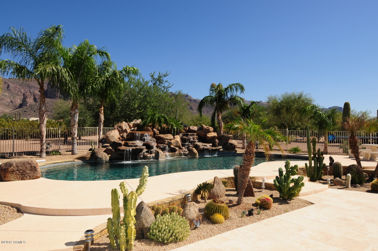 235 South Prospectors Road Apache Junction, AZ 85119 - Photo 3 of 11 Pool Side View