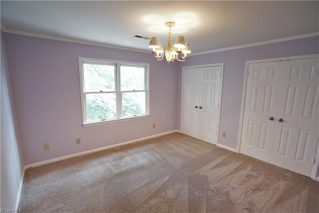 3212 Derby Circle High Point, NC 27265 - Photo 27 of 30 bedroom 12'11" x 11'8" Hand painted Chandelier.