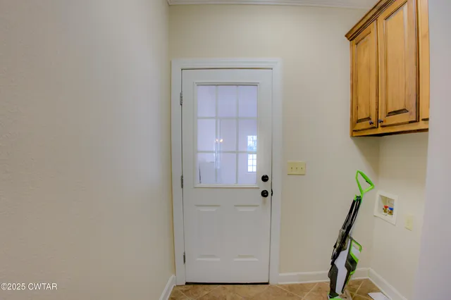 a view of front door