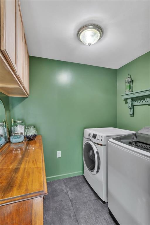 416 Vermont Avenue Rochester, PA 15074 - Photo 13 of 29 Convenient cabinetry and washer and dryer included!