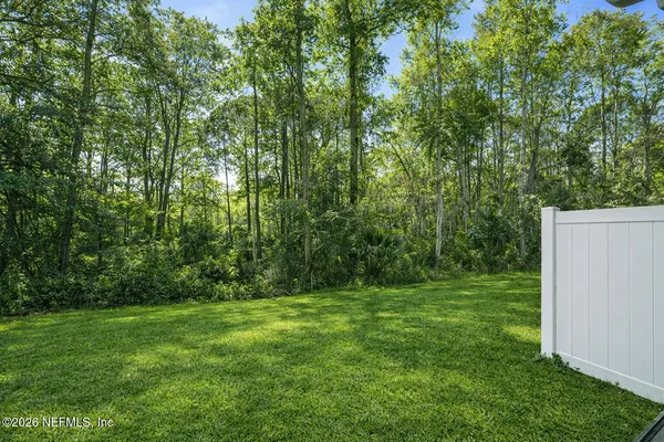 a view of outdoor space with a garden