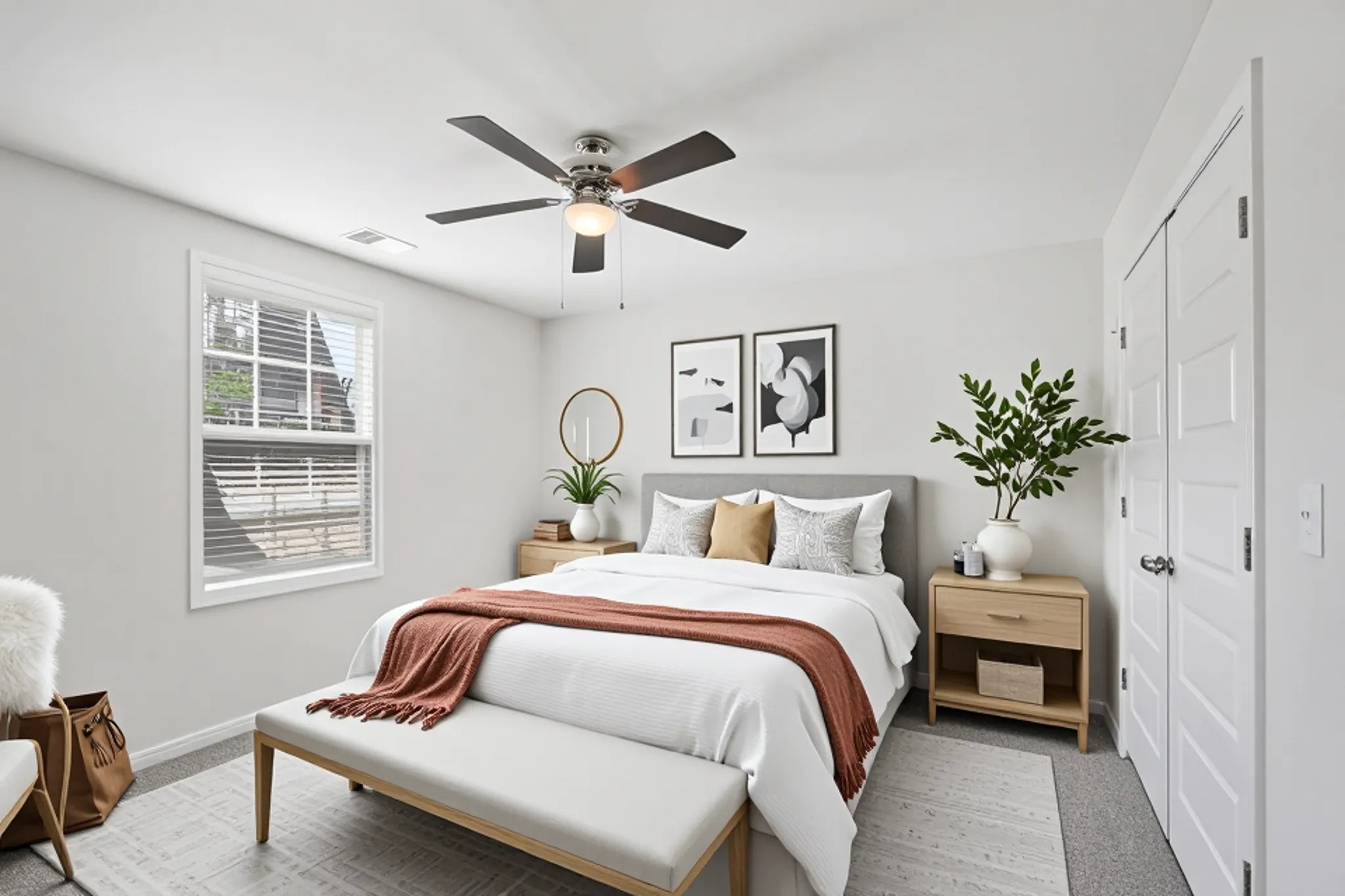 135 Ray Jent Road Bethpage, TN 37022 - Photo 12 of 17 a bedroom with a bed and wooden floor