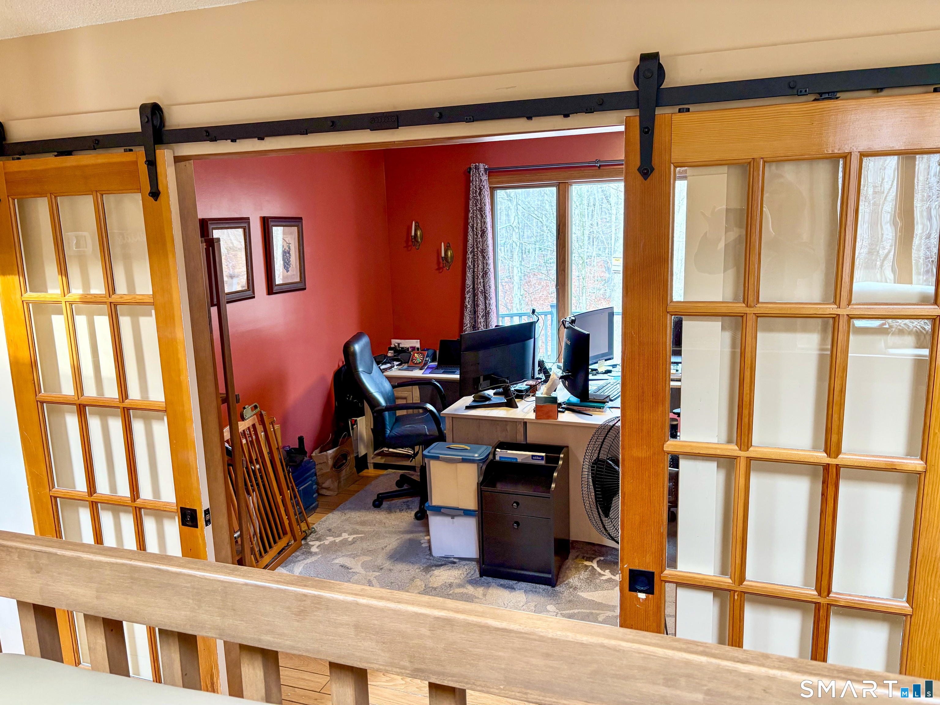 29 Whitney Road Columbia, CT 06237 - Photo 13 of 40 Office with barn doors for privacy located on the first floor across from the living room.