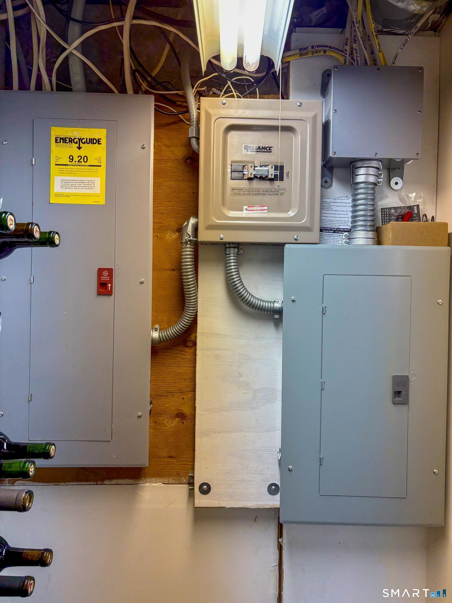 29 Whitney Road Columbia, CT 06237 - Photo 33 of 40 Electrical panels, wired for a generator