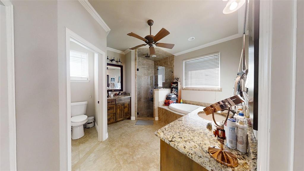 1431 Cheyenne Trail Nemo, TX 76070 - Photo 17 of 37 a living room with furniture and a flat screen tv