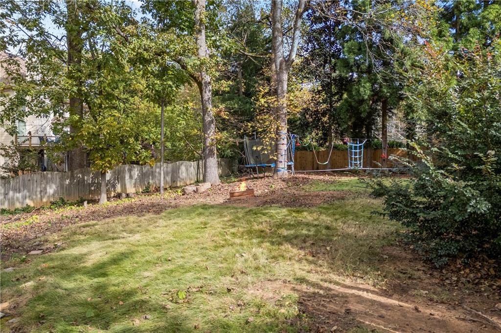 3420 Millwater Crossing Northeast Dacula, GA 30019 - Photo 42 of 54 a view of a yard with plants and trees