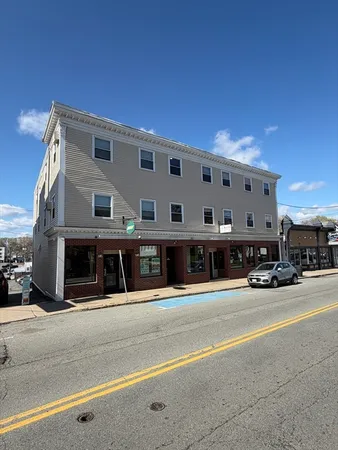 a view of a building with street