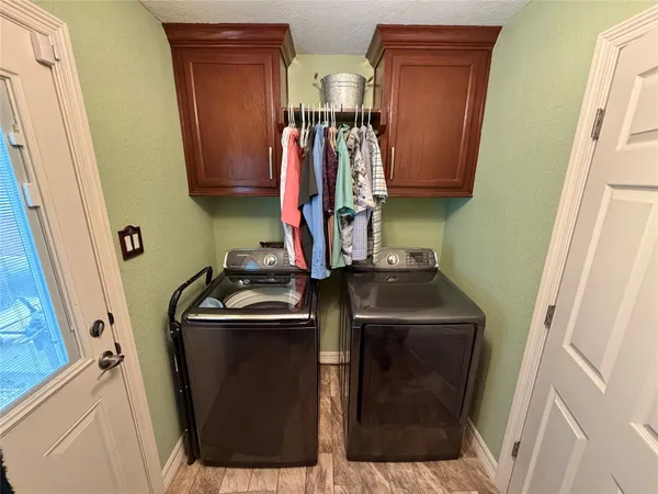 a view of hallway with stairs