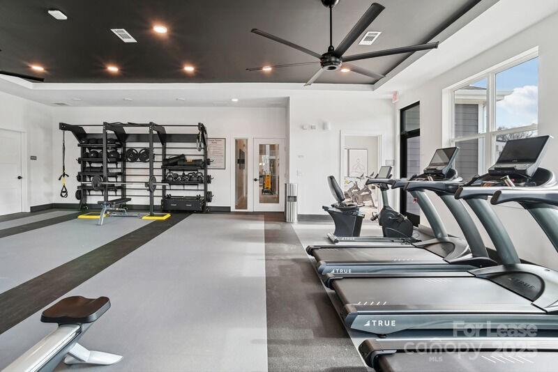13511 Montoy Way, Unit A2 Charlotte, NC 28273 - Photo 16 of 34 a view of a room with gym equipment