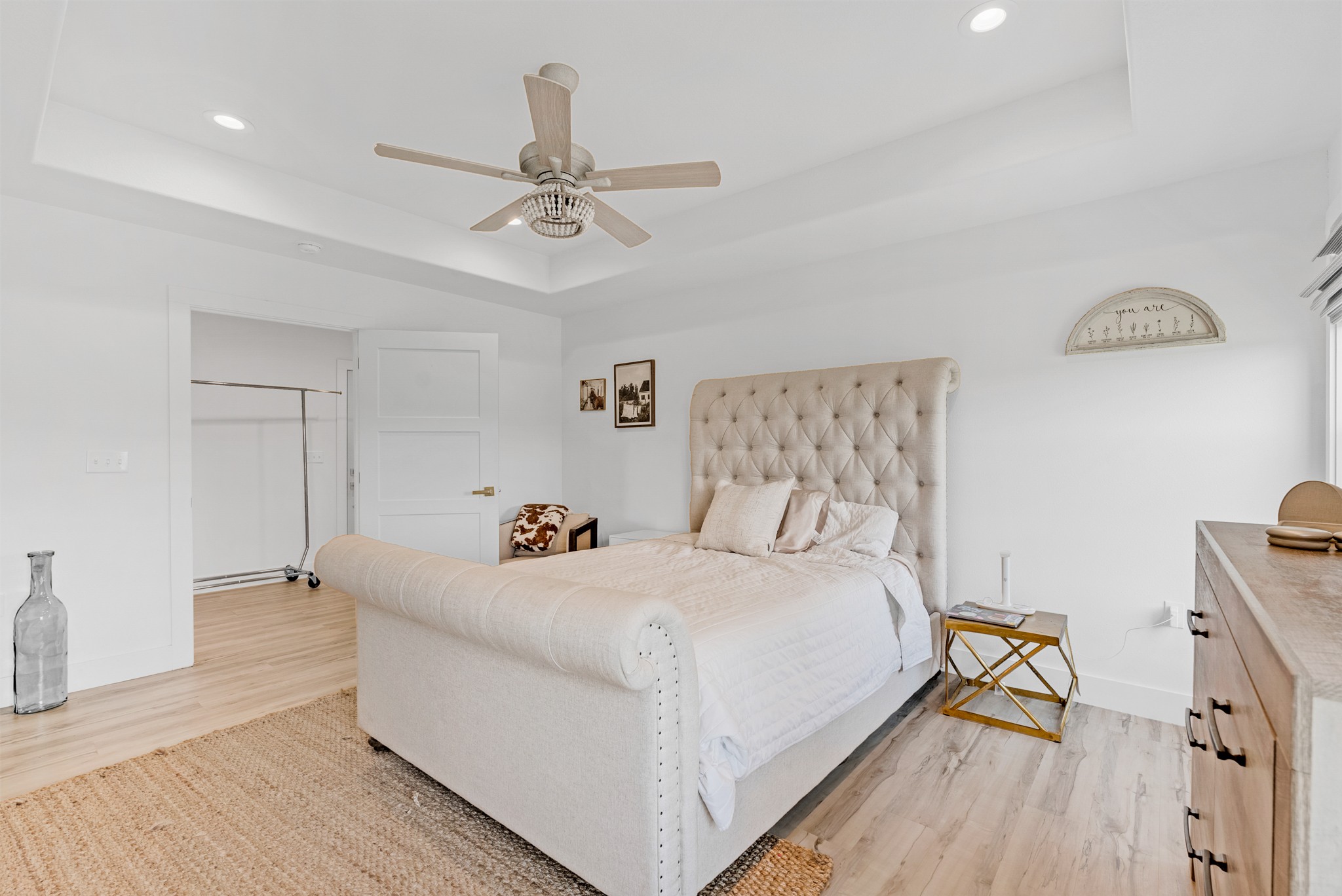 4733 Window Cliff Road Baxter, TN 38544 - Photo 12 of 25 a bedroom with a bed and a chandelier