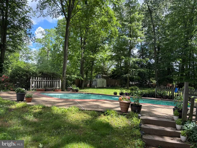 a view of park with benches and trees