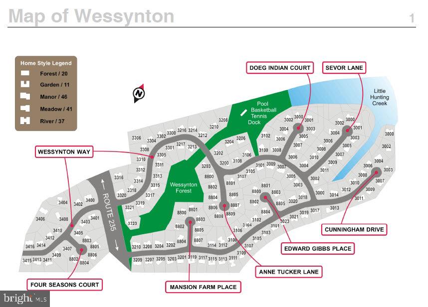 3114 Cunningham Drive Alexandria, VA 22309 - Photo 25 of 39 Pool, tennis, basketball, tot lot, & a dock
