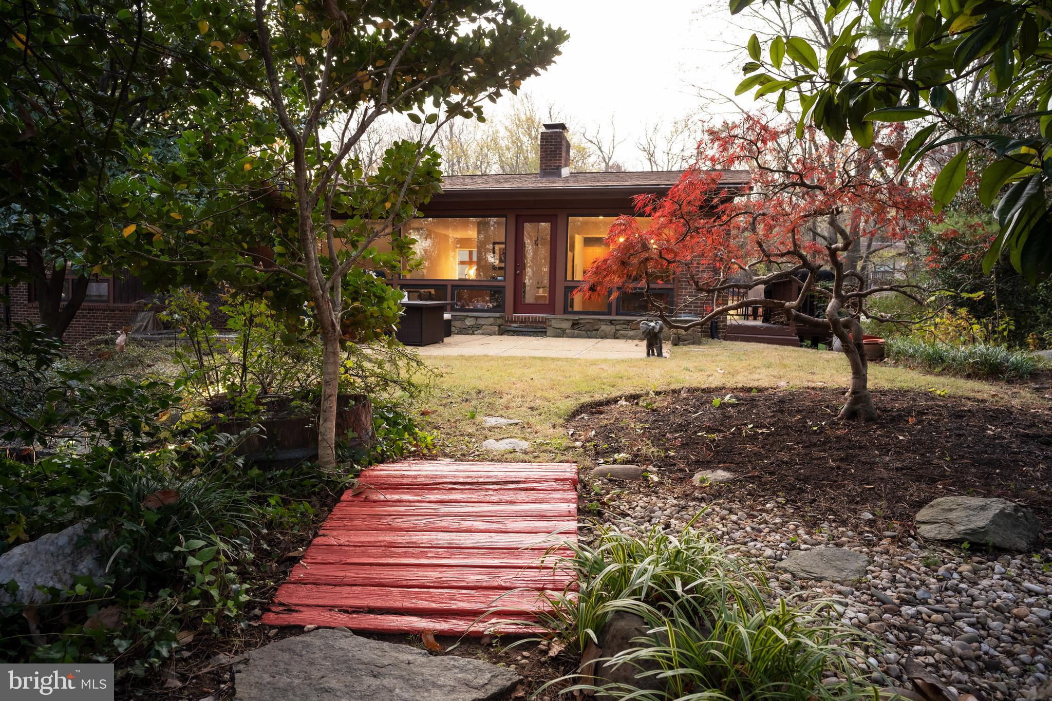3114 Cunningham Drive Alexandria, VA 22309 - Photo 8 of 39 A special touch: the lovely Japanese style garden