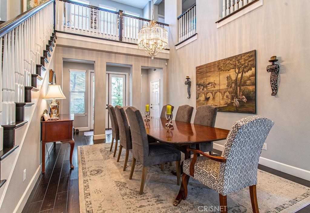 23915 Lakeside Road Valencia, CA 91355 - Photo 21 of 74 a view of a dining room with furniture