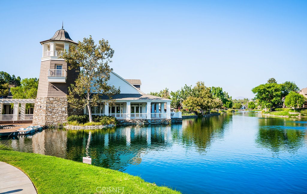 23915 Lakeside Road Valencia, CA 91355 - Photo 67 of 74 a view of a lake with houses