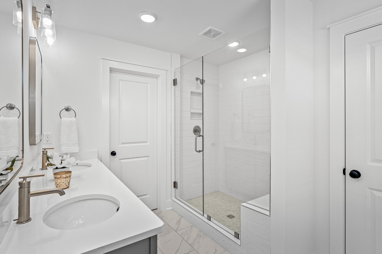 2001 Braidwood Lane Franklin, TN 37064 - Photo 21 of 35 a bathroom with a sink and a mirror
