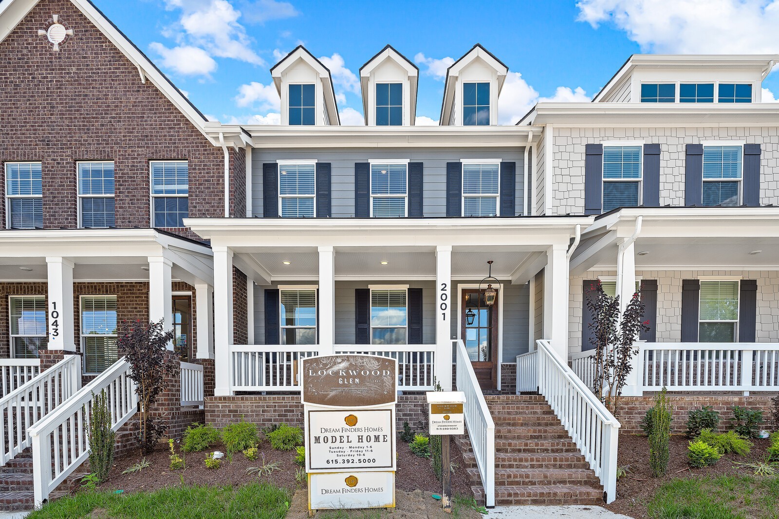 2001 Braidwood Lane Franklin, TN 37064 - Photo 3 of 35 a front view of a house with a porch