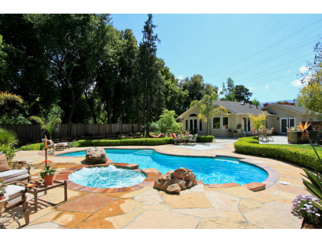 1761 Lantis Lane Los Altos, CA 94024 - Photo 15 of 19 a view of swimming pool with lounge chair