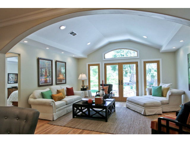 1761 Lantis Lane Los Altos, CA 94024 - Photo 5 of 19 a living room with furniture and a large window