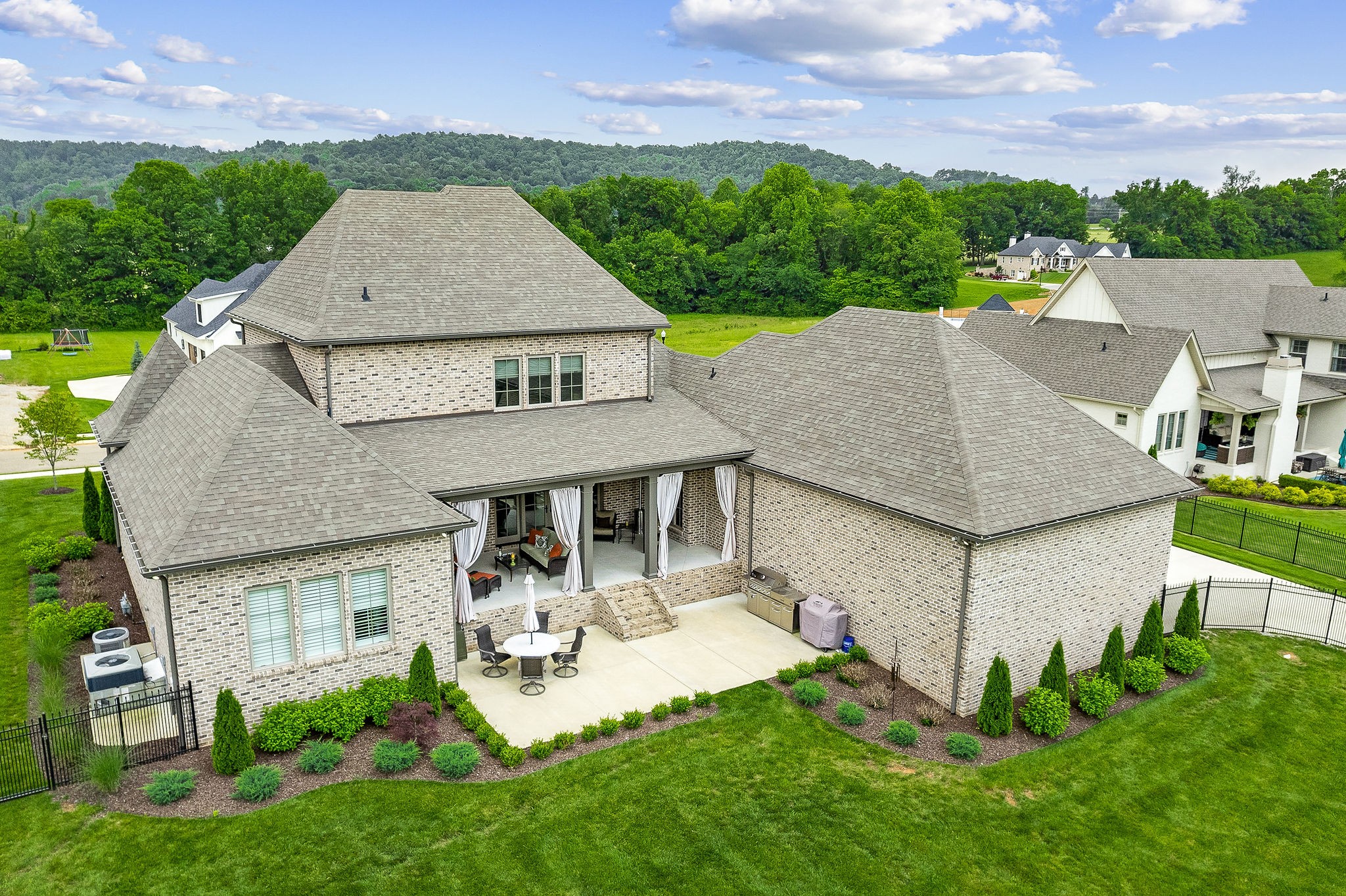 504 McCulley Road Cookeville, TN 38506 - Photo 5 of 70 an aerial view of a house with porch yard basket ball court and outdoor seating